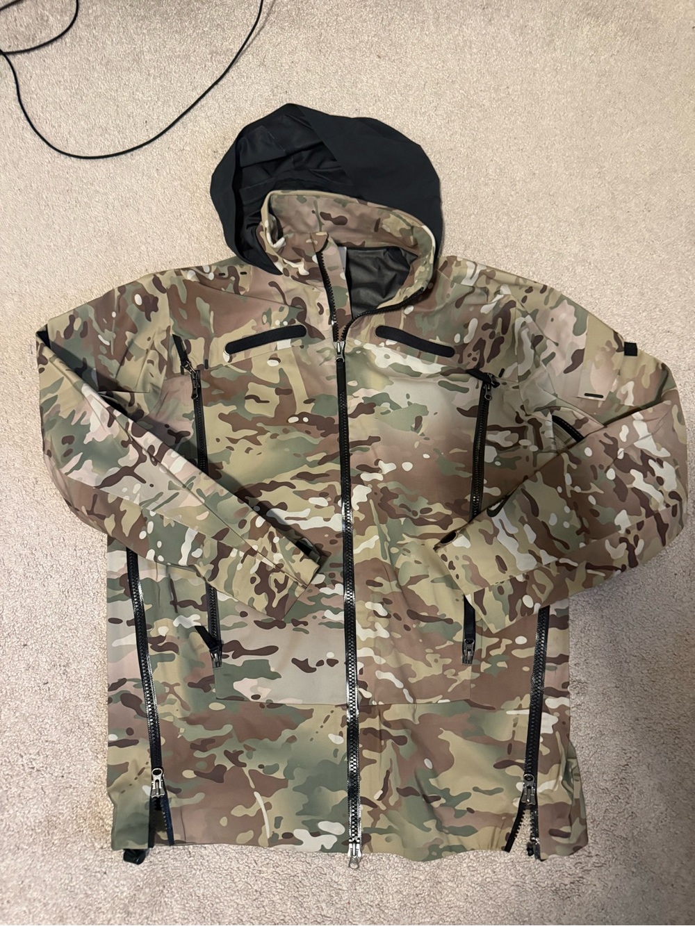 Men's NikeLab Camo Hooded Softshell Jacket - Tactical Multicam